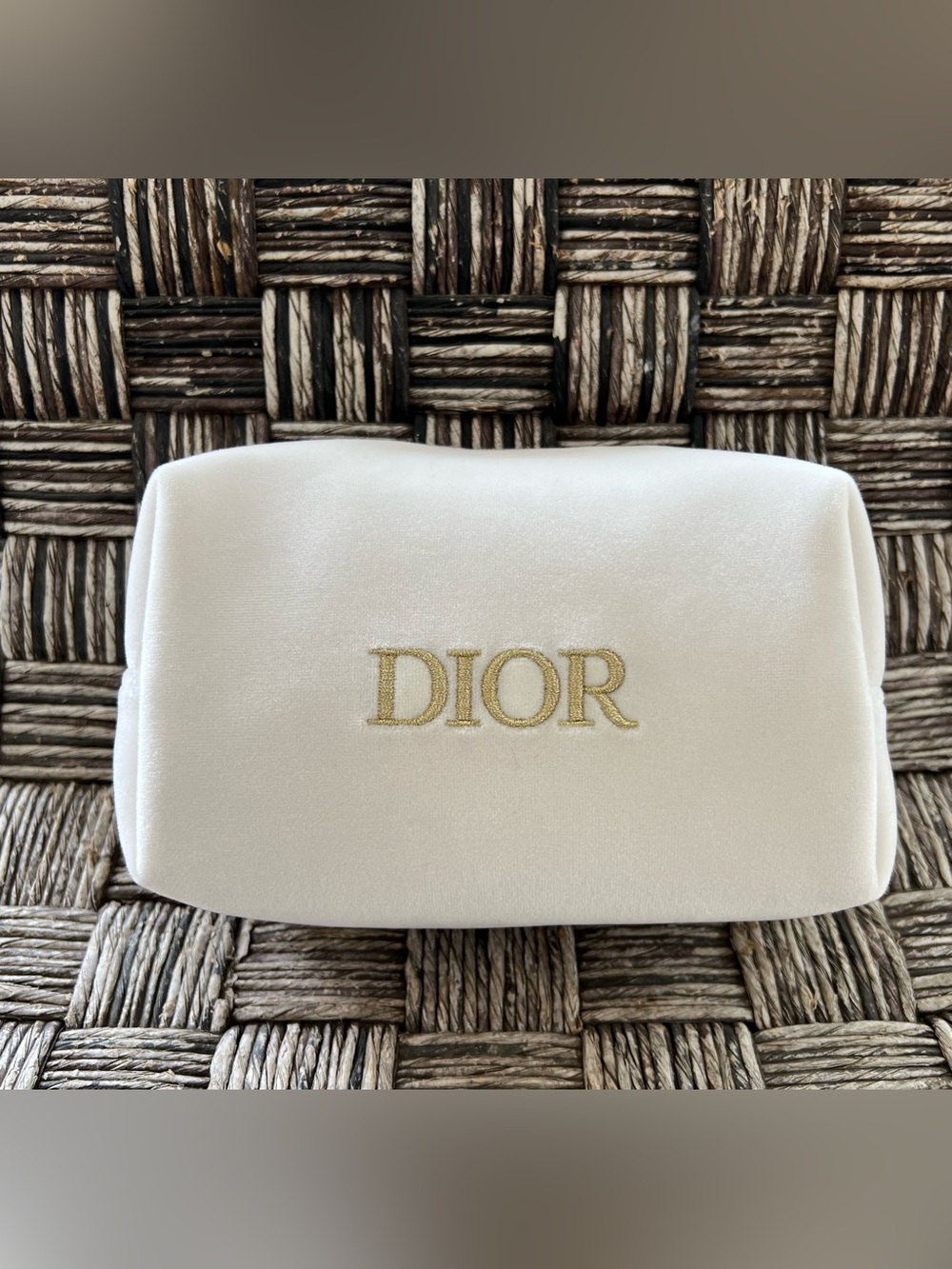 NEW Dior Beauty Velvet Cometic Bag